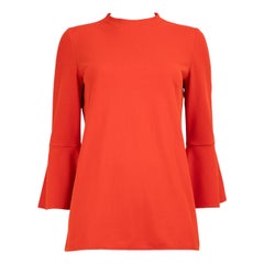 Stella McCartney Red Long Flared Sleeves Top Size S