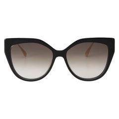 Fendi SS24 Gradient Brown Butterfly Sunglasses