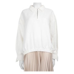 Totême White Monogram Tracksuit Top Size M