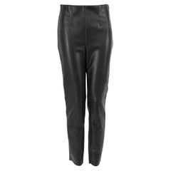Philosophy di Lorenzo Serafini Black Faux Leather Leggings Size M