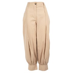 J.W.Anderson Beige Tapered Cropped Trousers Size L