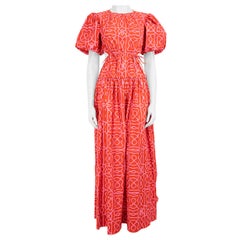 Agua by Agua Bendita Pink Samba Cutout-Back Dress Size XS