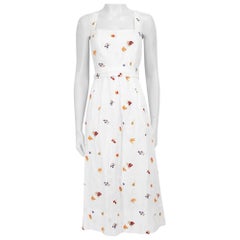 Reformation - Vestito da crociera midi floreale bianco taglia XS