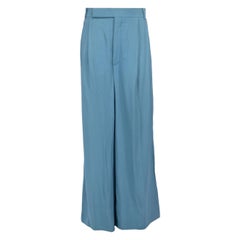 Céline Blau Weit geschnittene Hose Größe L