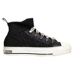 Dior Black Walk‚'n‚'Dior High Top Trainers Size IT 39