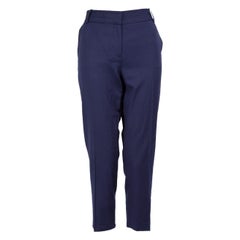 Pantalon court bleu marine Diane Von Furstenberg, taille L