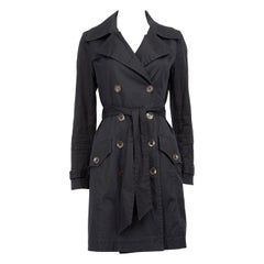 Rag & Bone Navy Mid Length Trench Coat Size M