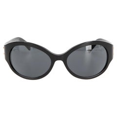 Céline SS24 Black Oval Triomphe Sunglasses