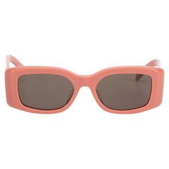 Céline SS24 Pink Triomphe Rectangle Sunglasses