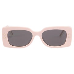 Dior SS24 Pink DiorPacific Rectangle Sunglasses