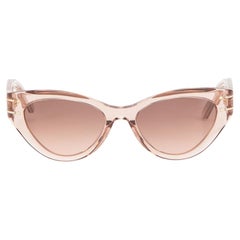 Dior SS24 Pink Cat Eye DiorSignature B71 Sunglasses