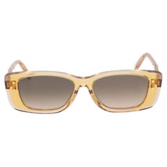 Dior SS24 Yellow DiorHighlight S2I Rectangle Sunglasses