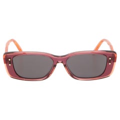 Dior SS24 Pink DiorHighlight S2I Rectangle Sunglasses