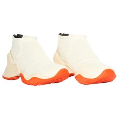 Fendi Sneakers FFluid Mid White