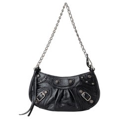 Balenciaga Le Cagole Mini In PELLE Nera