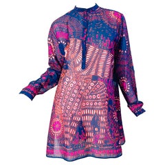 Dior Resort 2020 Size 8 / 10 Cotton Marrakech Inspire Moroccan Tunic Dress