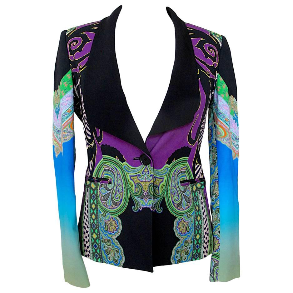 Etro Paisley Structured Blazer