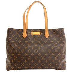 Louis Vuitton Willshire MM Monogram Canvas Shoulder Bag