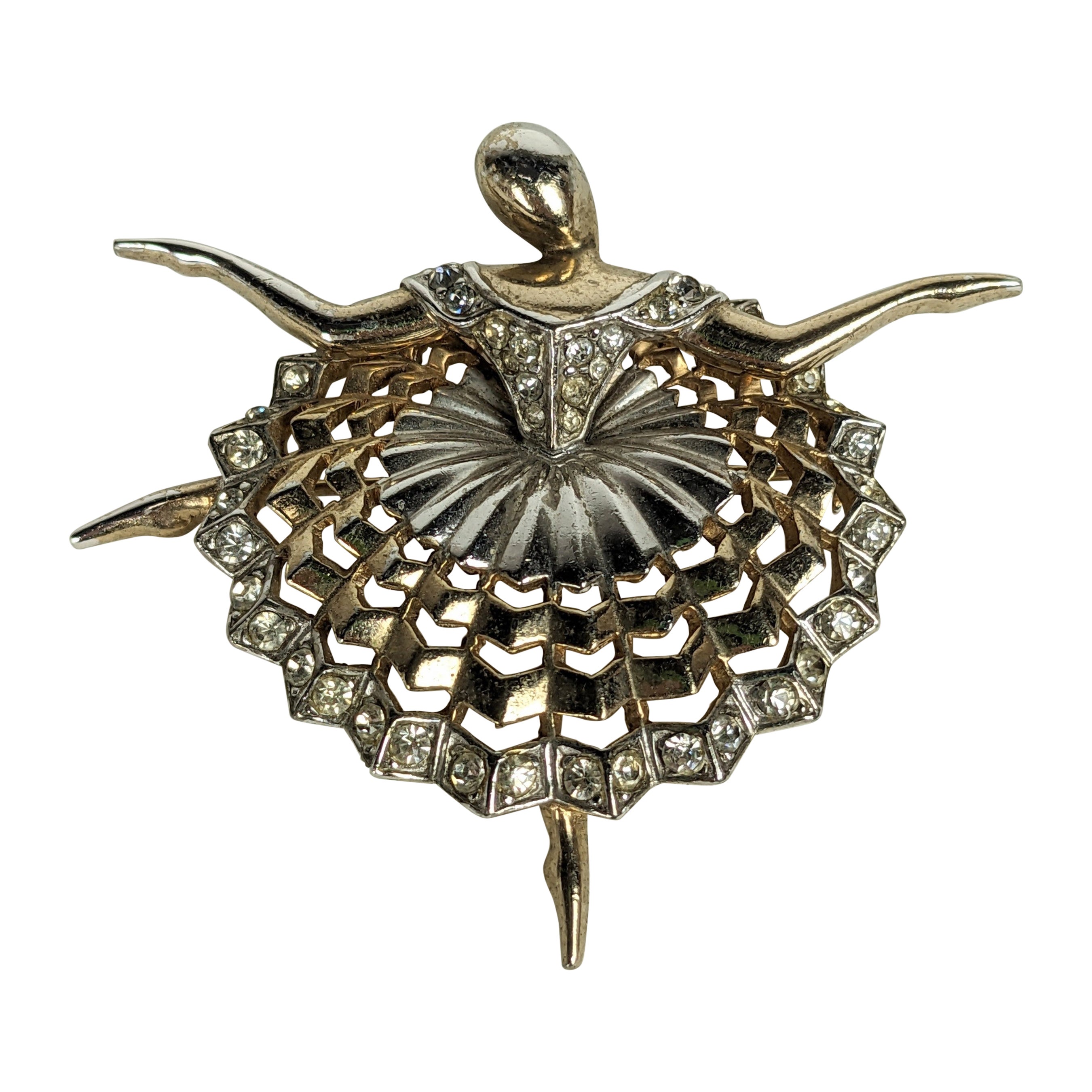 Marcel Boucher Art Deco Ballerina Brooch