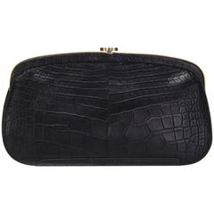 Pochette Chanel en crocodile