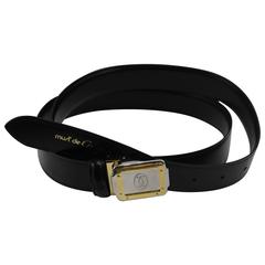 Cartier Santos Steel and Gold Plated Leather Reversible Belt