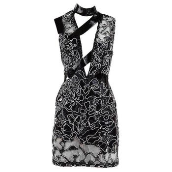 Versace Atelier Embellished Bondage Minidress, 2013 