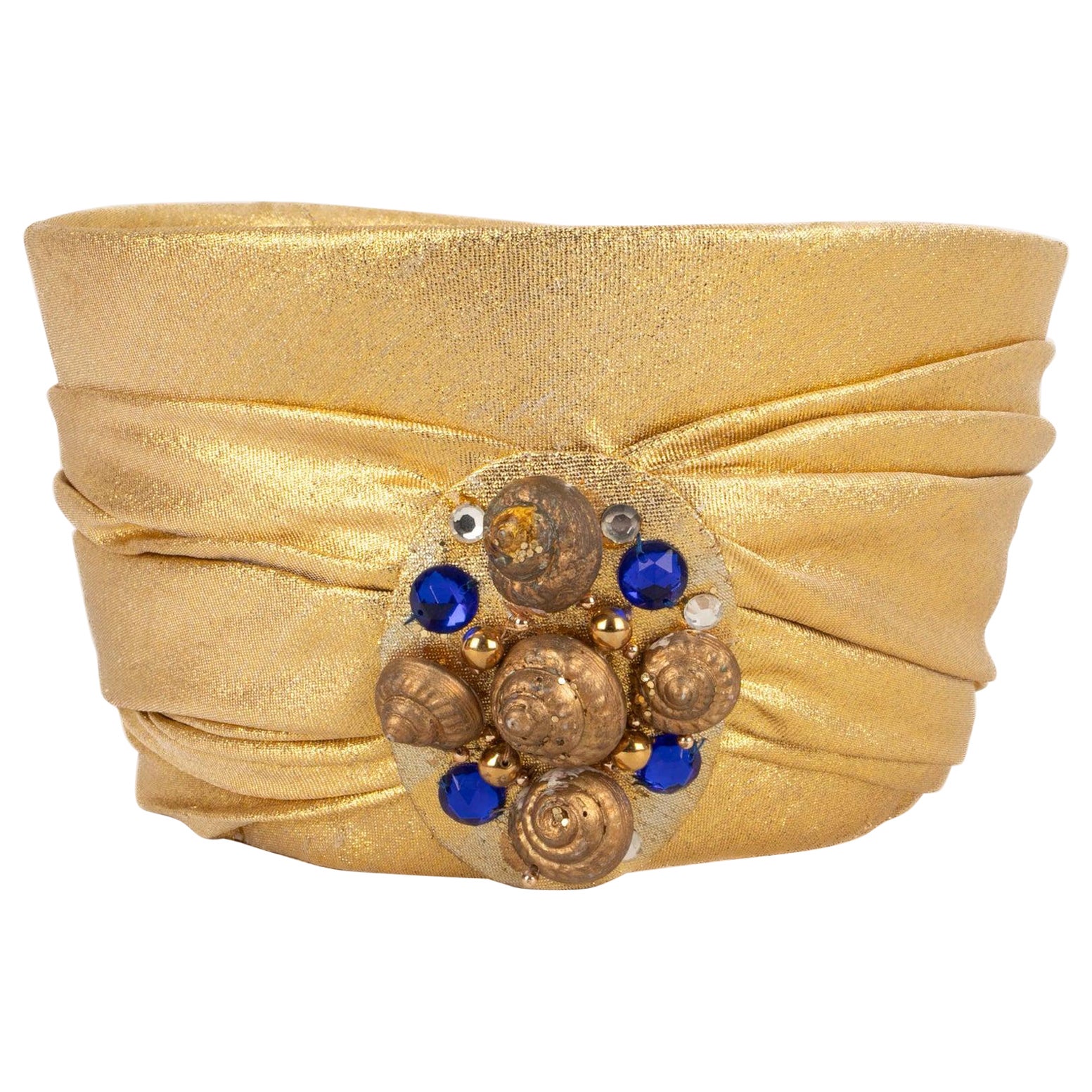 Cappello Paulette Golden Lurex Threads