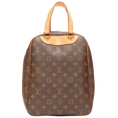LOUIS VUITTON Vintage Excursion brown LV monogram long tote bag