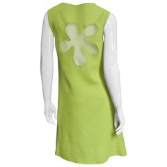 1960's B. H. Wragge Mod Flower Cutout Dress 4
