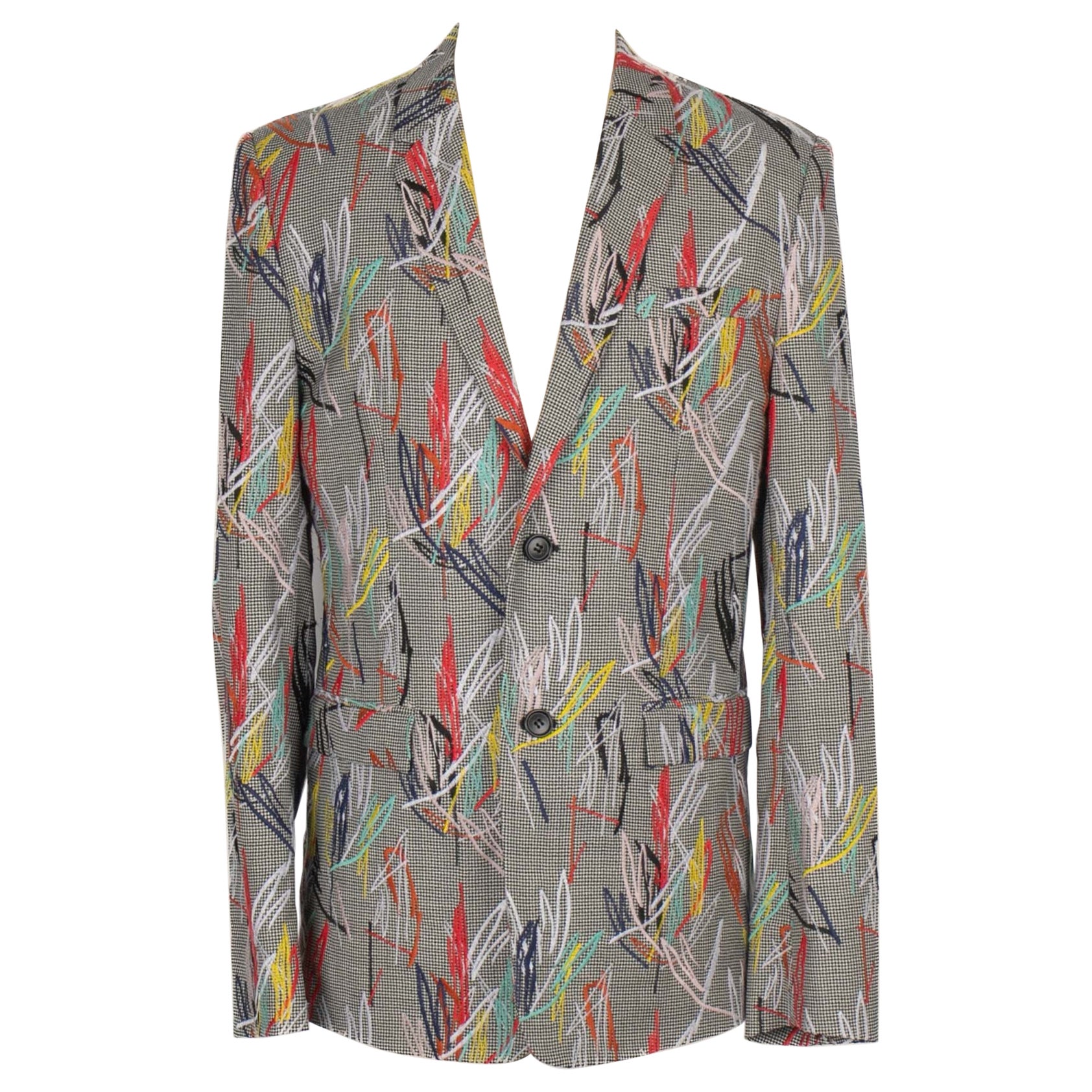 Dior Herrenjacke mit Hahnentritt-Muster