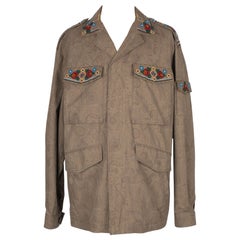 Veste en coton mélangé Etro brodée de perles