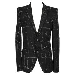 Chaqueta de traje negra para hombre Saint Laurent