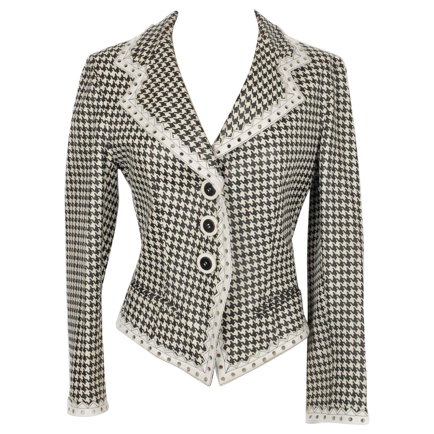 Christian Dior Leather Jacket, 1995 For Sale