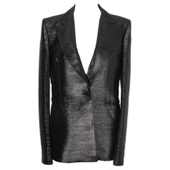 Chaqueta Rabanne Hilos de Lúrex Negro para hombre