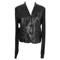 Camicia in pelle d'agnello e cashmere di Christian Dior
