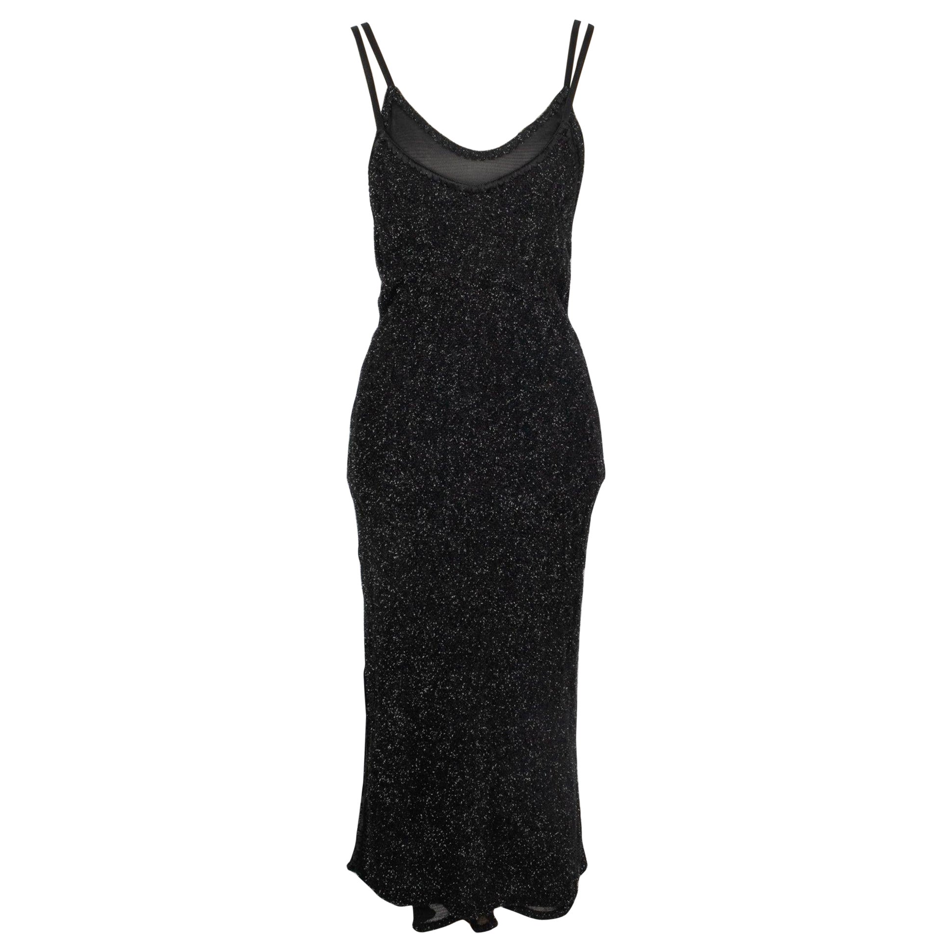 John Galliano Long Mesh Dress For Sale