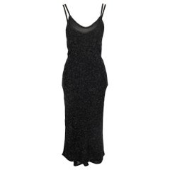 John Galliano Long Mesh Dress