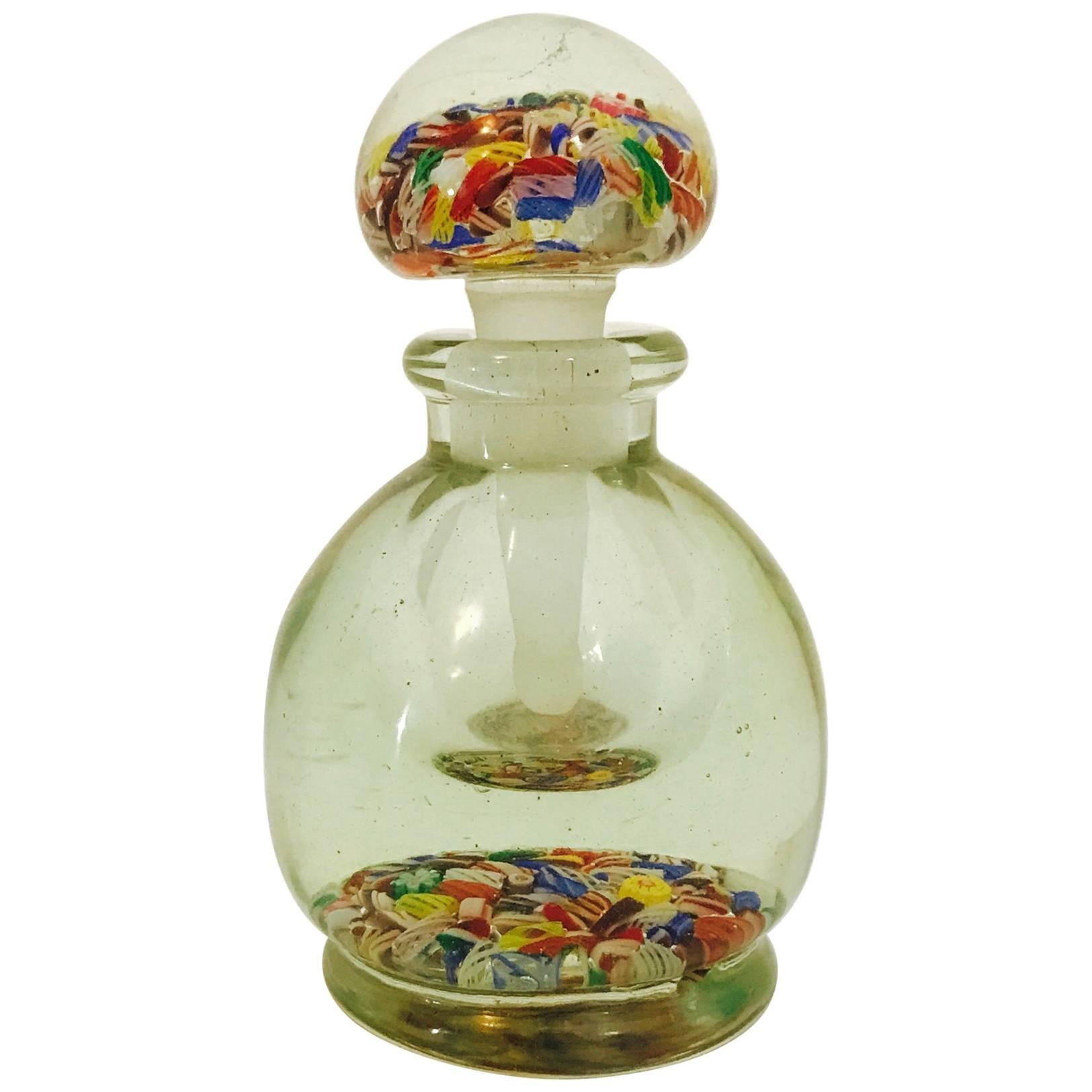 Men's ca. 1930's Chinese Millefiore Bottle with Stopper For Sale