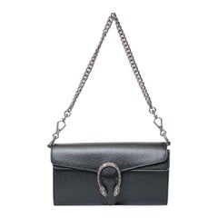 Borsa a Spalla Gucci Dionysus long double Nera