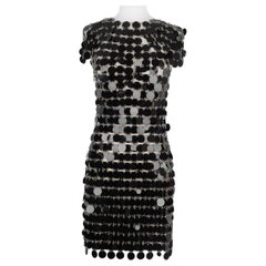 Rabanne Black Celluloid Pastilles Dress