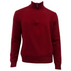 Men's Polo by Ralph Lauren Cashmere Sweater with Mock Turtle Zipper Neck