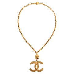 Chanel Golden Metal Necklace, 1985