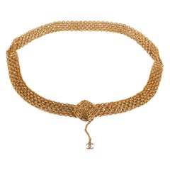 Chanel Golden Metal Chain Belt, 1980s