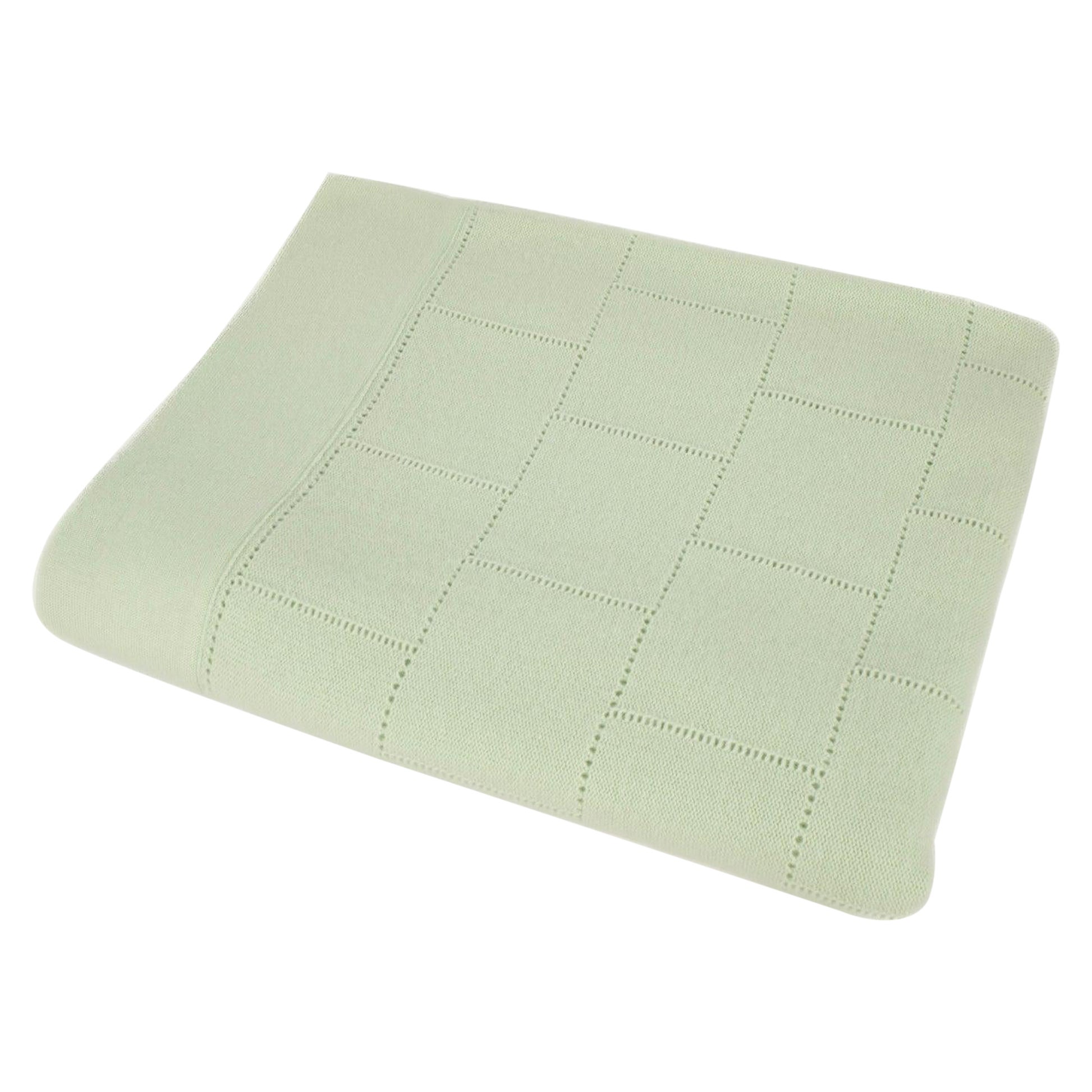 Dior Cashmere Large Almond-green Cashmere Stole, 2012 For Sale
