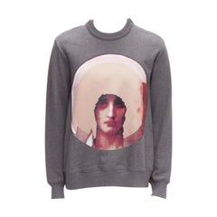 GIVENCHY Riccardo Tisci Madonna jersey con cremallera gris XS