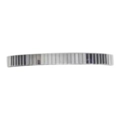 TOGA ARCHIVES carreaux acryliques argentés et miroirs ceinture élastique en cuir noir