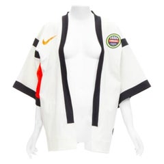 AMBUSh NIKE LAB 2019 neon arancione bianco distintivo kimono maglia da calcio XS