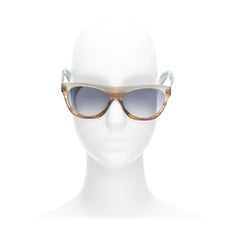 CUTLER AND GROSS 0164 Obtur blau braun Verlauf Rahmen blaue Linse Sonnenbrille