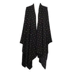 Large Black Cashmere Shawl