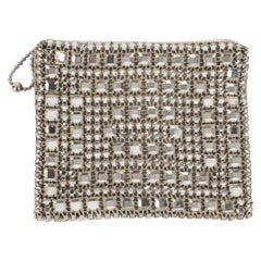 Rhinestone Clutch Pretty Tiny Evening Bag, 1930s